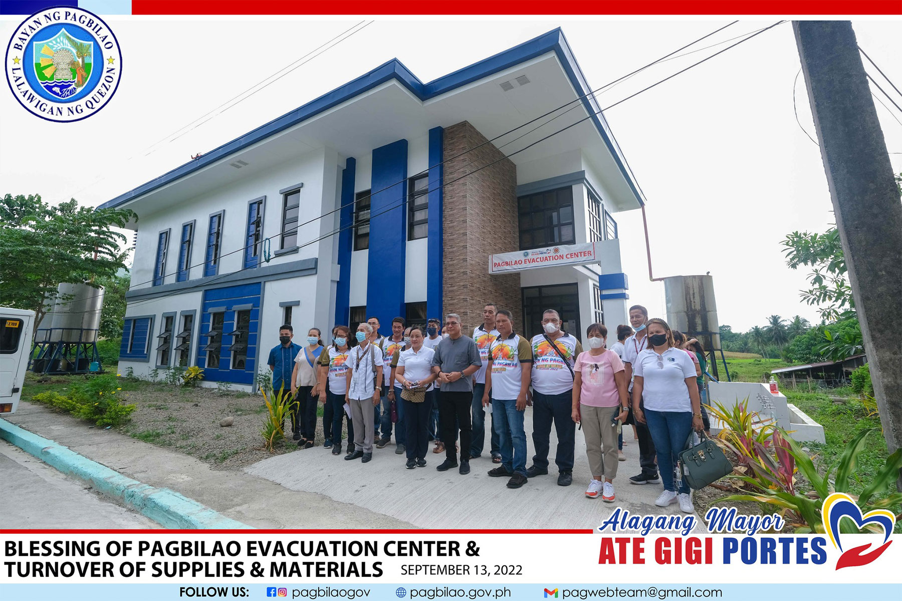Blessing of Pagbilao Evacuation Centers