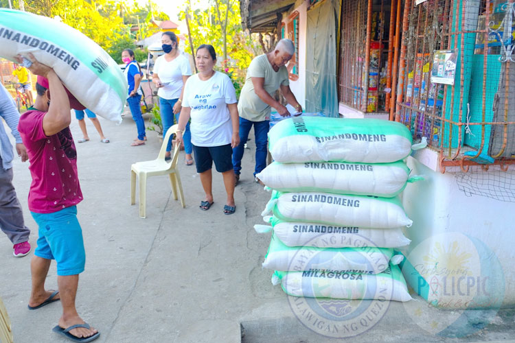 Distribution of Rice - Brgy. Añato.