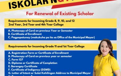 PABATID | Renewal of Existing Scholar ng Pamahalaang Bayan ng Pagbilao